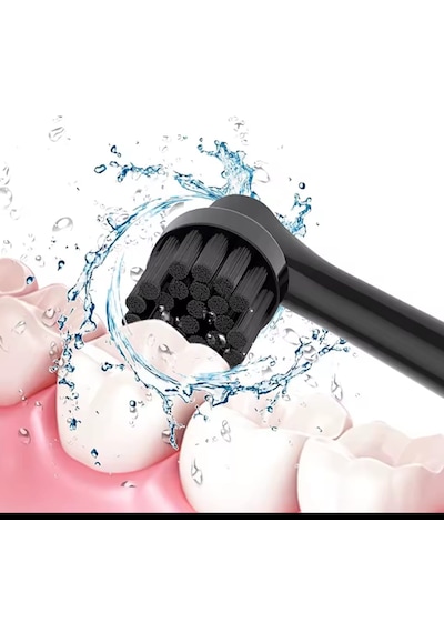 5D New White Oral B Uyumlu Charchoal Clean Yedek Başlık