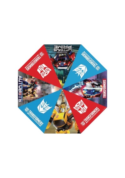 Lisanslı Bardaklı Figürlü Unisex Çocuk Şemsiyesi Transformers