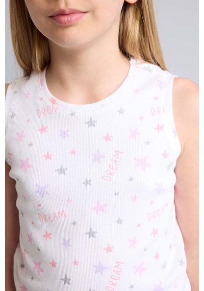 Defacto Regular Fıt Fitilli 2li Pijama Takımı Kız Çocuk H8091a826hswt34 Beyaz-wt34 Defacto Regular Fıt Fitilli 2li Pijama Takımı Kız Çocuk H8091a826hswt34 Beyaz-wt34