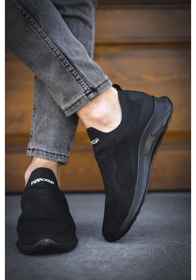 Ossa Slip On Nefes Alan Kalın Taban Erkek Sneaker