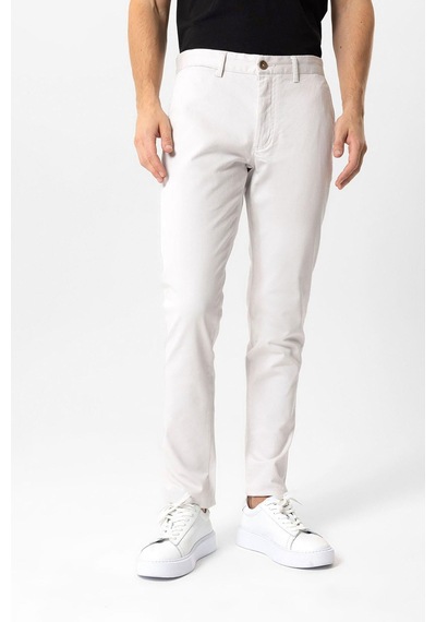 Back And Bond Gri Slim Fit Pamuklu Yan Cep Chino Pantolon Çok Renkli