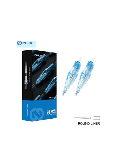 Wjx Cartridges - 1011 Rl Round Liner Long Taper - Kartuş Dövme İğnesi