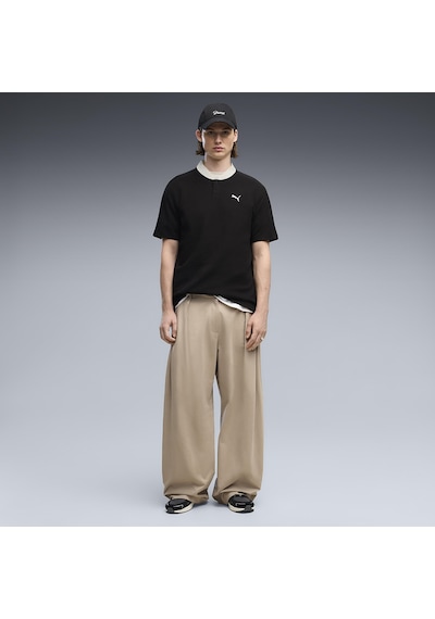 Puma Class Relaxed Material Erkek Siyah Günlük Stil T-shirt 69430201