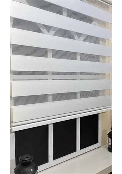 Zebra Stor Perde Beyaz Stb 400v01-d Çok Renkli