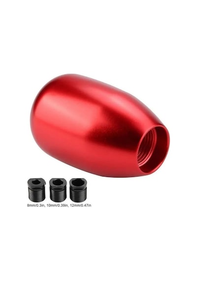 Metal Vites Topuzu Aparatlı Üniversal Alüminyum Kırmızı GLZ03702416