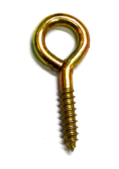 200 Adet Piton 16x30 Kapalı, 10x24 Mm, Sarı - Asma Ve Sabitleme, Vidalı Çengel Kanca Evimdeyokyok 24 MM