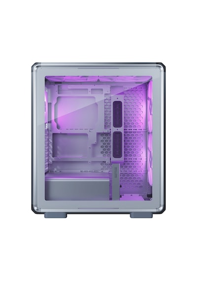 Cooler Master Masterframe 500 Mesh Argb 200mm Tempered Glass Usb 3.2 Silver E-atx Mid Tower Kasa