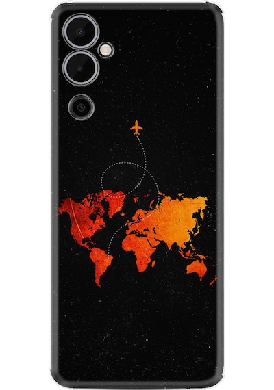 Tecno Pova Neo 2 Kılıf Silikon Desen Özel Seri İz Bırakan Uçak 1778