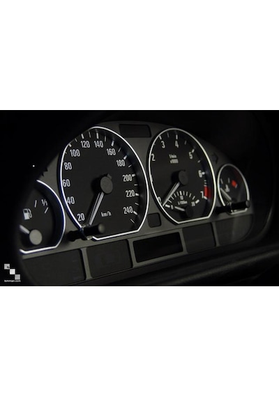 BMW E46 Krom Gösterge Halkası BMW 3 Seri E46 Krom Kadran Çerçeves