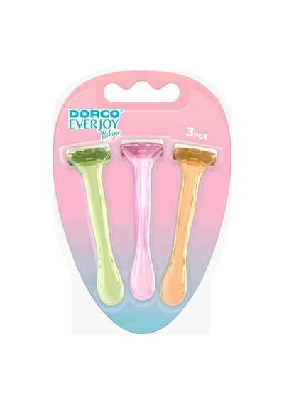 Dorco Shai Bikini Bölgesi Kullan At Kadın Tıraş Bıçağı 3lü