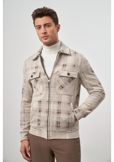 İmza Taba Örme Bebe Yaka Kendinden Desenli Yırtmaçsız Astarsız Slim Fit Classic Mont 1007245157 Taba İmza Taba Örme Bebe Yaka Kendinden Desenli Yırtmaçsız Astarsız Slim Fit Classic Mont 1007245157 Taba