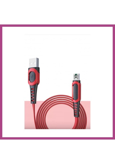 Gees Global Konfulon Dc24 Micro Usb Kablo 1.2m 4a - Kırmızı Gbzs