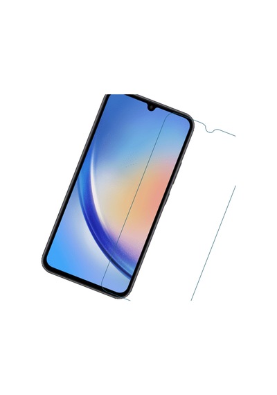 ErkMobile Samsung Galaxy Uyumlu A34 Kırılmaz Ekran Koruyucu Temperli Cam