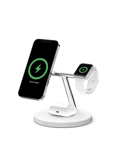 Belkin Boostcharge Pro 3'ü 1 Arada Qi2'li Kablosuz Şarj Cihazışar