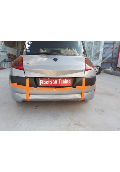 Renault Megane 2 Hb Arka Tampon Eki--- Fibersan Tuning