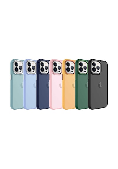 Zeyline Apple Uyumlu iPhone 13 Pro Max Buzlu Sert Pc Zore May Kapak-lila
