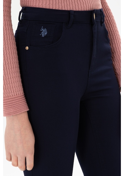 U.S. Polo Assn. Kadın Lacivert Toothpick Fit Kanvas Pantolon 50316852-VR033 U.S. Polo Assn. Kadın Lacivert Toothpick Fit Kanvas Pantolon 50316852-VR033