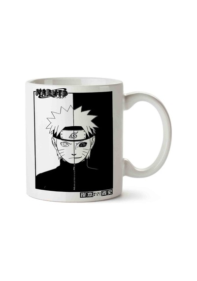 Naruto Kurama İki Tarafı Baskılı Kupa Bardak.jpg