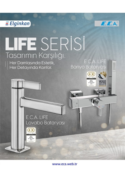 Eca Life Banyo Batarya 102102777 Gümüş