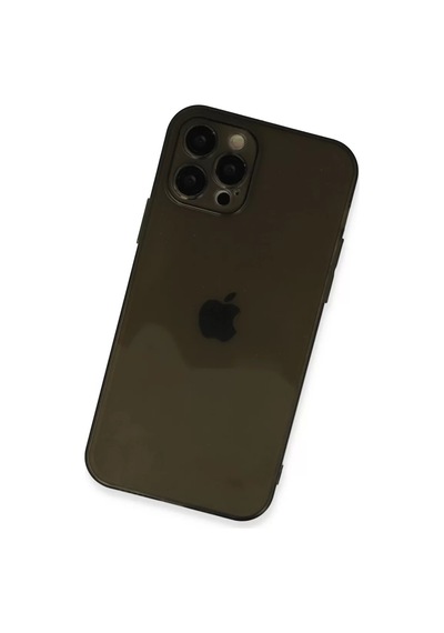 Newface Apple İphone 12 Pro Max Kılıf Fly Lens Silikon - Siyah