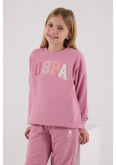 U.S. Polo Assn. U.s. Polo Assn Kız Çocuk Pembe Eşofman Takımı Us2306-c-v1 Pembe