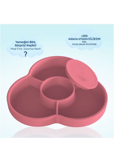 Wee Baby Nanninom Silikon Sürprizli Tabak Pembe