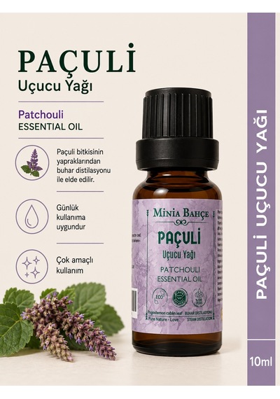 Minia Bahçe Paçuli Uçucu Yağı 10 ML