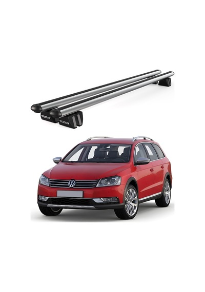Pençe Volkswagen Passat Alltrack B7 2008 Ve Sonrası Uyumlu Gri Ara Atkı Port Bagaj Tavan Barı
