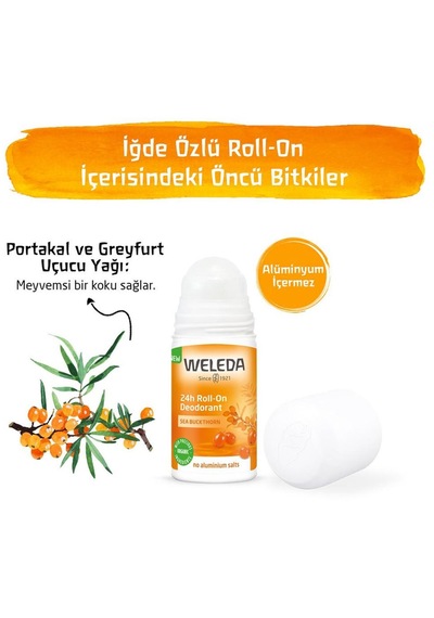 Weleda Yabani İğde Özlü Doğal Roll-On Deodorant 50 ML