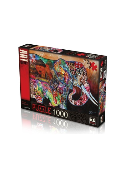 Ks Games African Patchwork 1000 Parça Puzzle