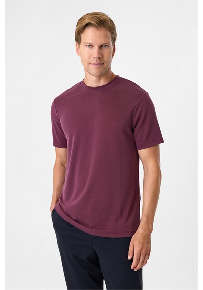 Back And Bond Regular Fit Bordo Bisiklet Yaka Tişört Çok Renkli