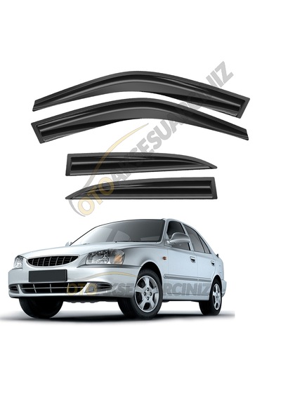 Cam Rüzgarlığı Fermeq Mugen Hyundai Accent Gls Milenyum 00-03 4lü