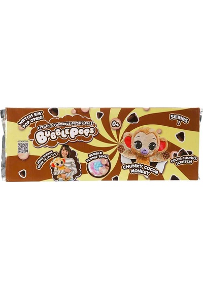 Bubble Pops Chunky Cocoa Monkey: Kokusuyla Büyüleyen Şişme Peluş Maymun