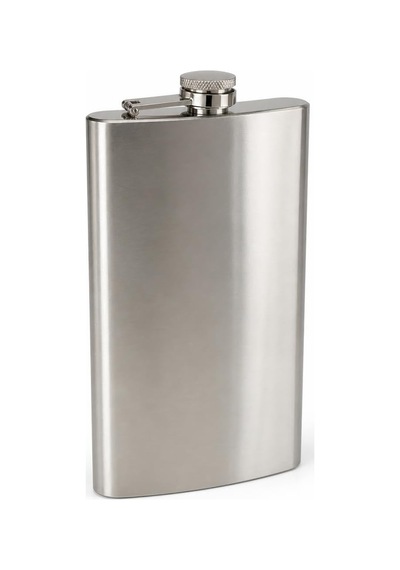 12 Oz 355 Ml Paslanmaz Çelik Cep Matarası, Su Ve Cold Brew İçin Metal Matara, Kamp Seyahat Piknik Ve Günlük Kullanım İçin Vidalı Kapaklı Taşınabilir Şişe, Gümüş