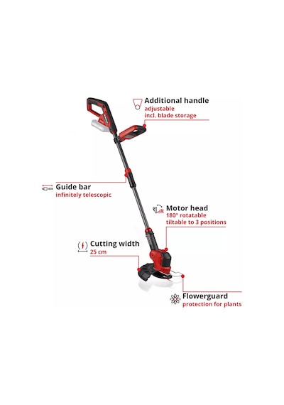 Einhell GE-CT 18/25 Li-Solo Akülü Kenar Kesme (Akü ve Şarj Hariç) - 3411255