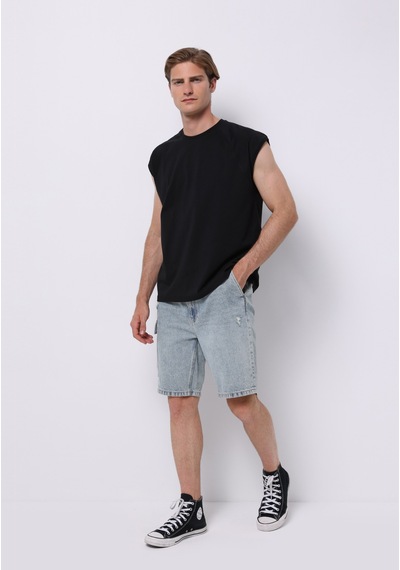 Colin's Colins Boxy Fit Erkek Siyah Atlet Cl1078304 Q1.v1 Blk Siyah Colin's Colins Boxy Fit Erkek Siyah Atlet Cl1078304 Q1.v1 Blk Siyah