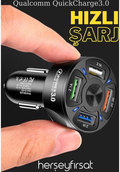Herşey Fırsat 4Lü Usb Şarj Cihazı