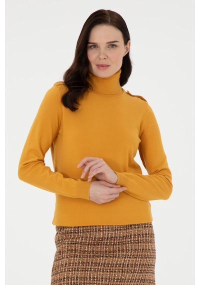 Pierre Cardin Kadın Safran Kazak /triko 50290579-vr043 Safran