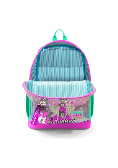 Coral High Unicorn Desen Büyük Boy Okul Sırt Çantası 23733