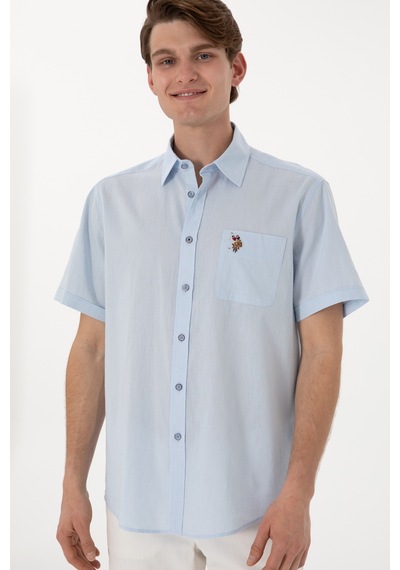 U.s. Polo Assn. Erkek Kısa Kollu Gömlek 2082772 Haki