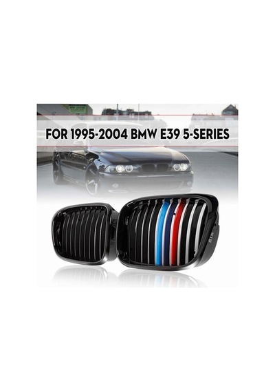 Bmw E39 5 Serisi M Stil Panjur Şeridi 1995-2003 Böbrek Klipsi  Panjura Uyar Uyumlu  -