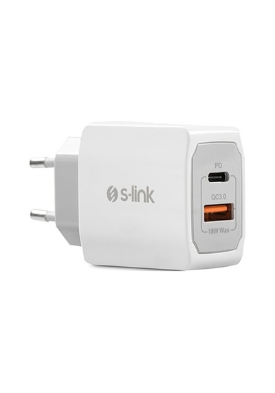 S-Link Swapp SW-C1110X 18 W USB + Type C- Lightning  Hızlı Şarj Cihazı