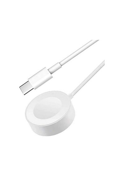 Nourthkiingdom Beyaz Akıllı Saat Wireless Type-c Şarj Kablosu 1m