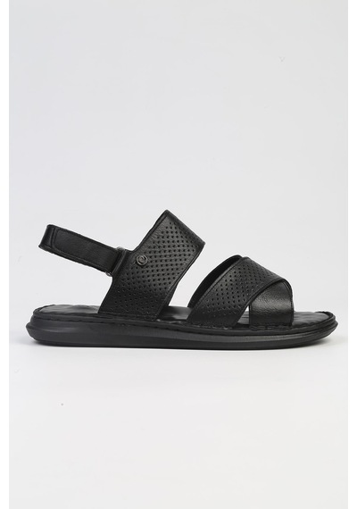 Pierre Cardin Pc-5124-3892 Siyah-erkek Sandalet Siyah