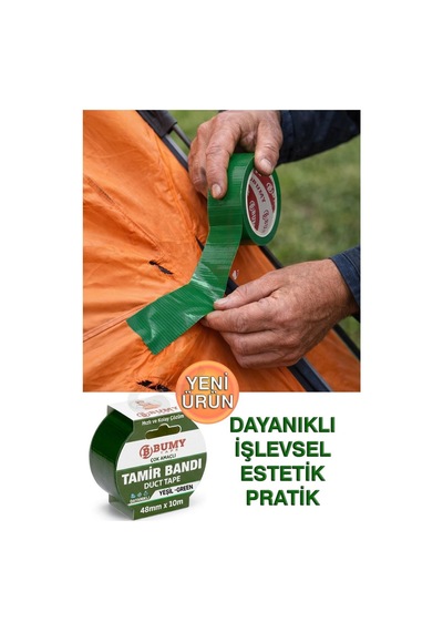 Bumy Tamır Bandı 48mmx10m Yesıl
