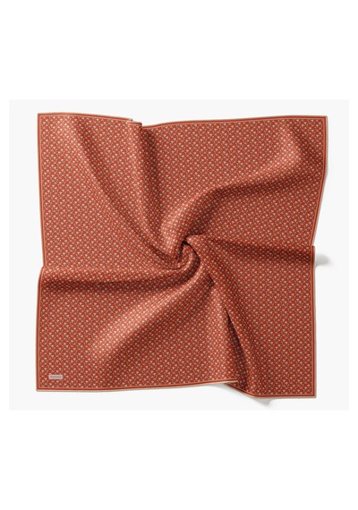 Silk Home Twill İpek Eşarp Mini Bouquet Nar Çiçeği