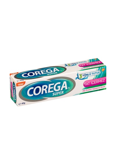 Corega Protez Diş Kremi 40g Tat İçermez 12 Saat Sabit Tutuş Tarı