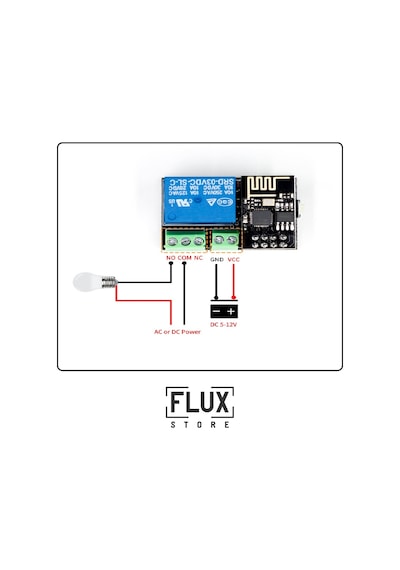 Esp8266 5V Wifi Röle Kartı