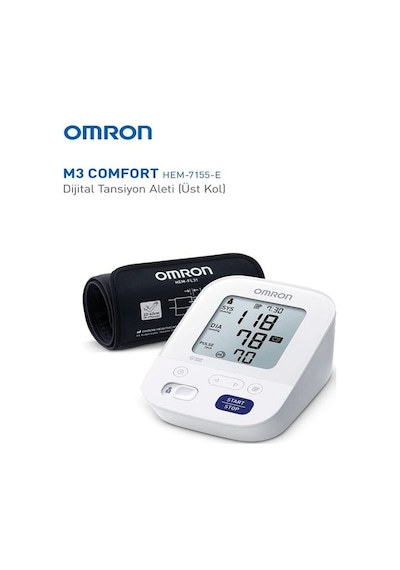 Omron M3 Comfort 2 Kullanıcı Hafızalı Akıllı Manşetli Üst Koldan Ölçer Dijital Tansiyon Aleti