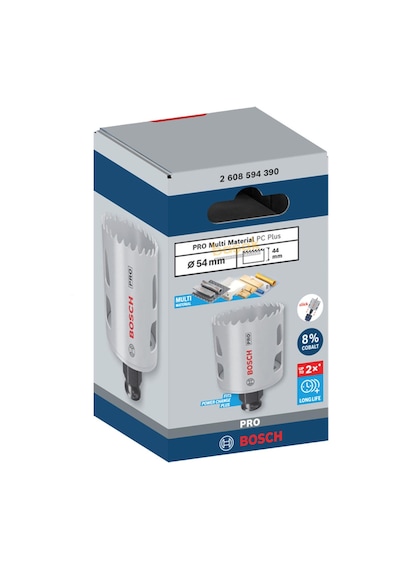 Bosch Pro 54 Mm Pc Delik Testeresi Hss %8 Kobalt 2608594390